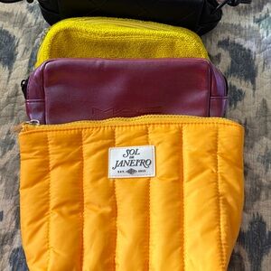 NEW - Makeup Bags - 4 of them, Lancome, MAC, Sephora, Keils and Sol de Janeiro